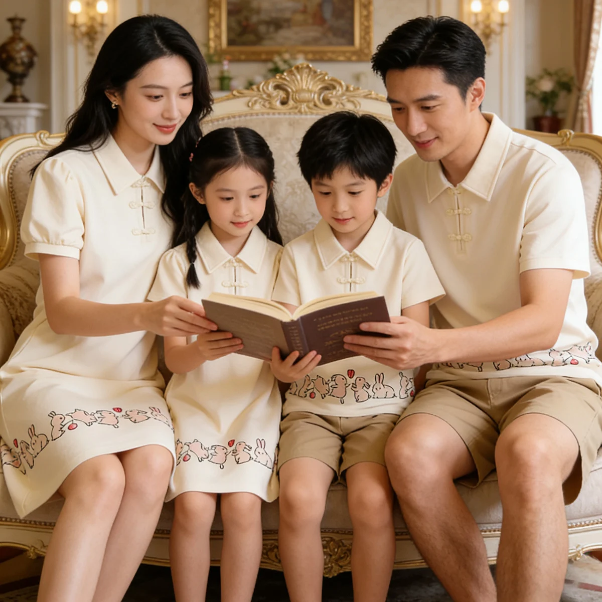 Notch-collar Chinese-style Dress, Baby Romper, One-piece Outfit — image 3