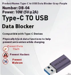 Notebook Phone Data Shielding USB Male To Type-c Female Adapter — image 7