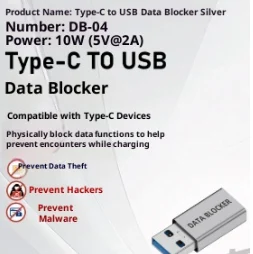 Notebook Phone Data Shielding USB Male To Type-c Female Adapter — image 13