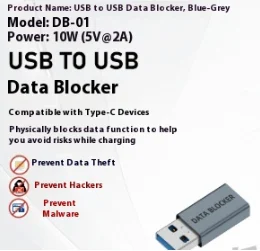 Notebook Phone Data Shielding USB Male To Type-c Female Adapter — image 2