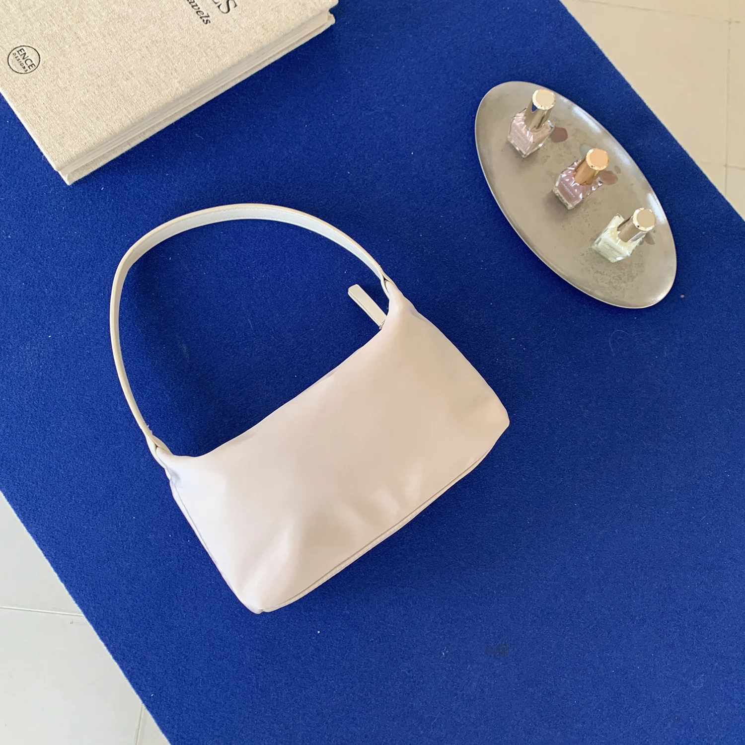 Nylon Fabric Minimalist Instagram-style Small Square Shoulder Bag — variant image