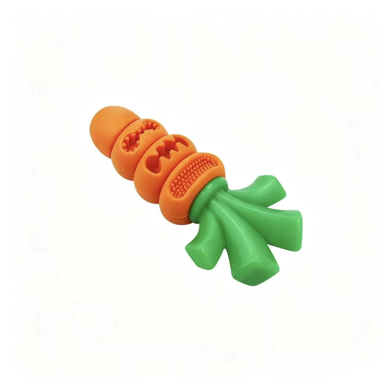 Nylon-rubber Carrot Dog Toydurable Bite-resistant And Leak-proof — image 1
