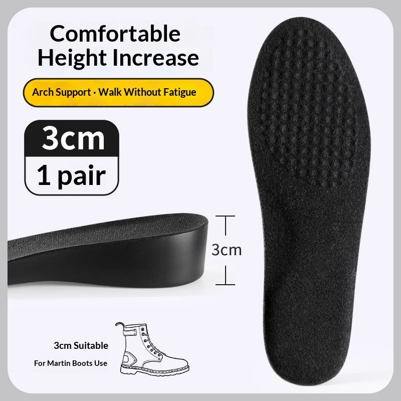 Odor-resistant Height-increasing Insoles For Men And Women — image 3