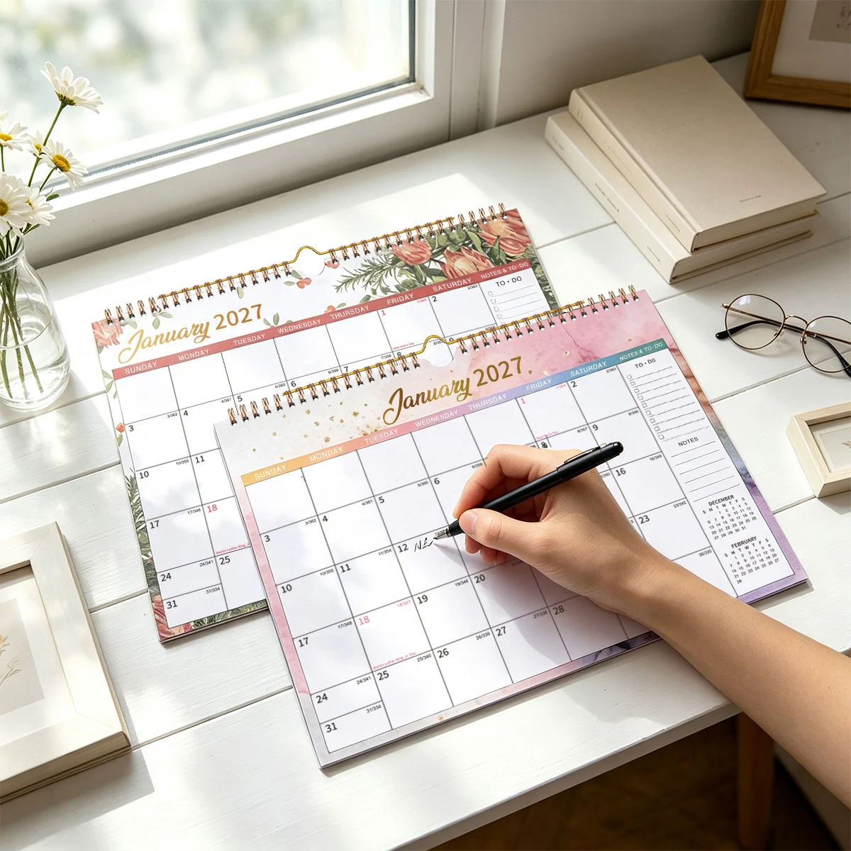 Office Wall Decoration Plan Self-discipline Check-off Monthly Calendar — image 2