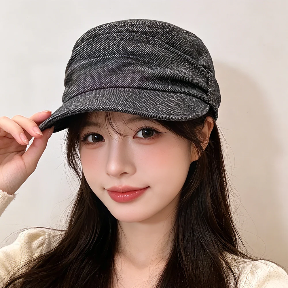 Old Money Style Retro Ruffled Flat Top Bowler Hat - A Stylish Casual Versatile That… — image 3