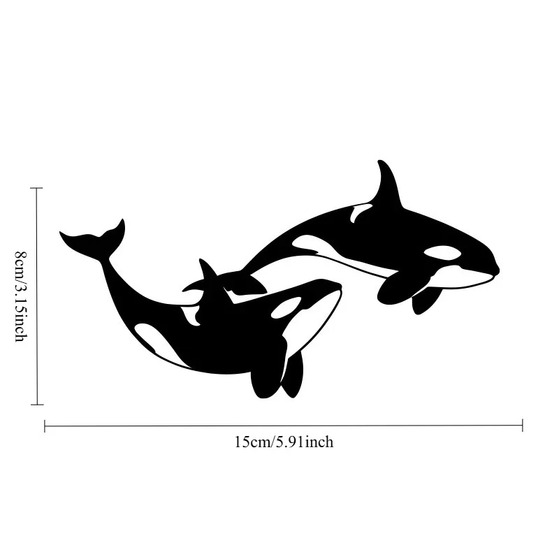 Orca Car Window And Rear Bumper Decorative Sticker — image 7