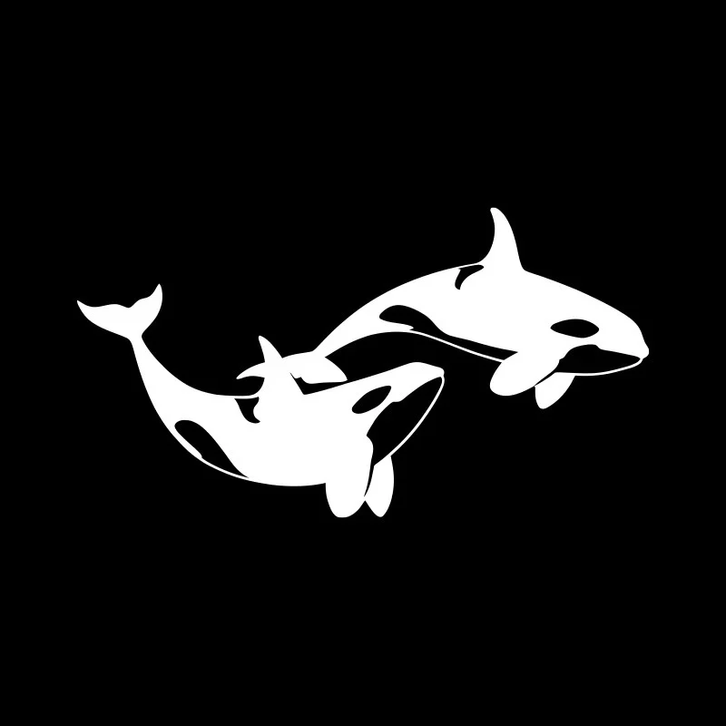 Orca Car Window And Rear Bumper Decorative Sticker — image 2