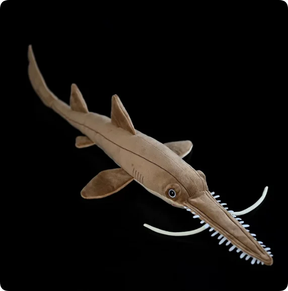 Original Plush Toy Of The Long-snouted Sawshark — image 5