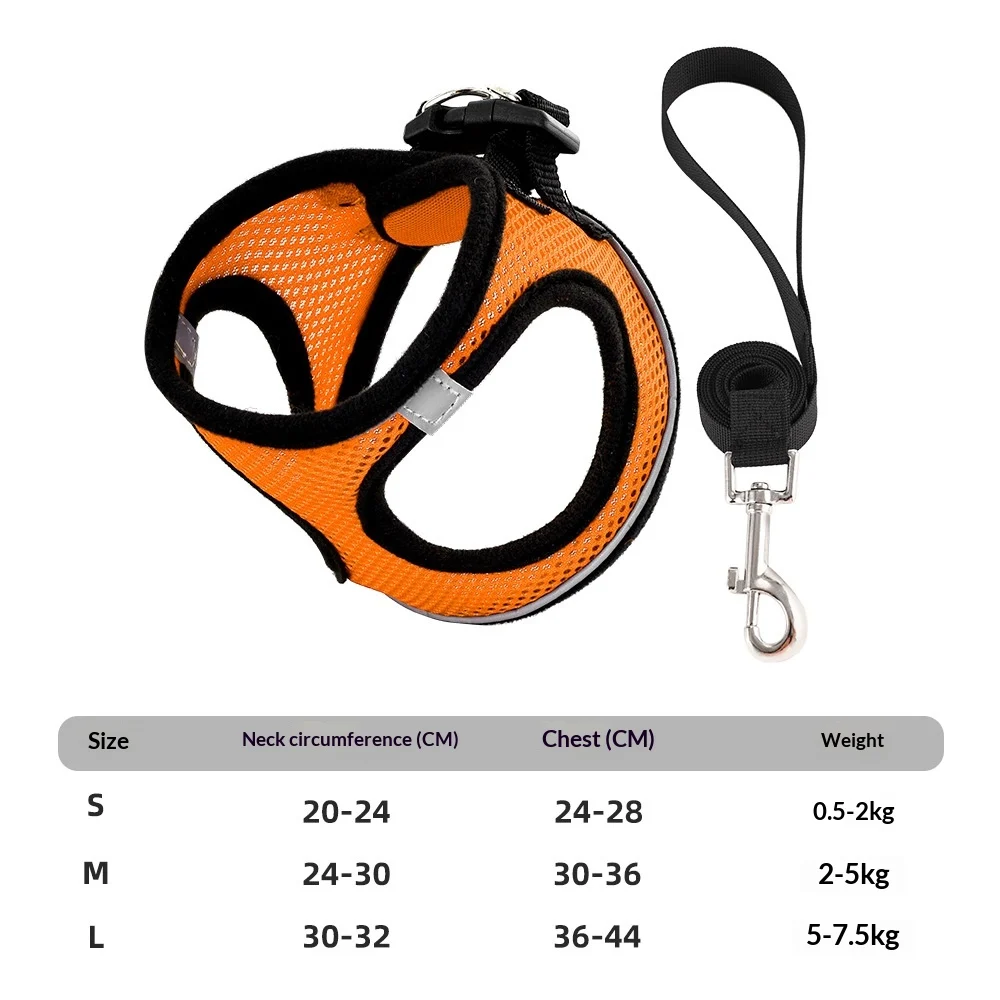 Outdoor Dog-walking Vest-style Harness Leash — variant image