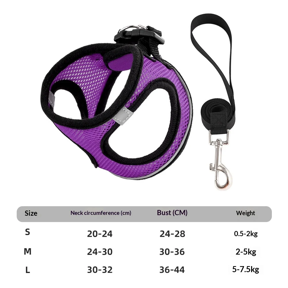 Outdoor Dog-walking Vest-style Harness Leash — variant image
