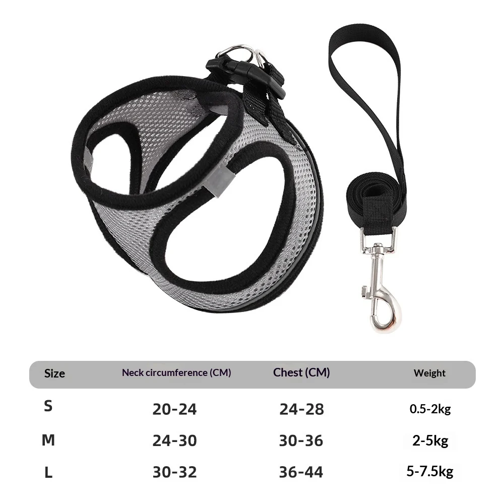 Outdoor Dog-walking Vest-style Harness Leash — image 1