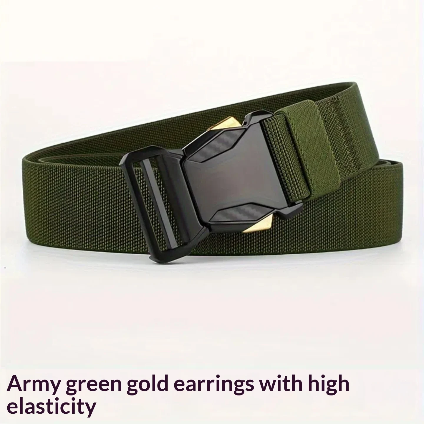 Outdoor Men's Nylon Canvas Tactical Belt — image 5