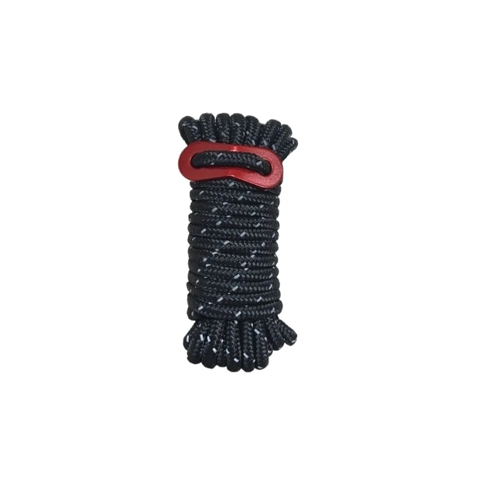 Outdoor Pulley Rope Buckle Tent Tarp Adjustable Height Small Metal — image 2