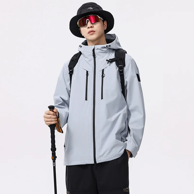 Outdoor Sports Windproof Waterproof Men's Jacket — image 4