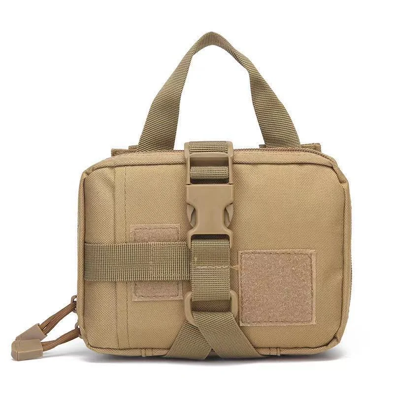 Outdoor Tactical Medical Kit Travel Roadside First-aid Storage Nylon Waist Bag — image 5