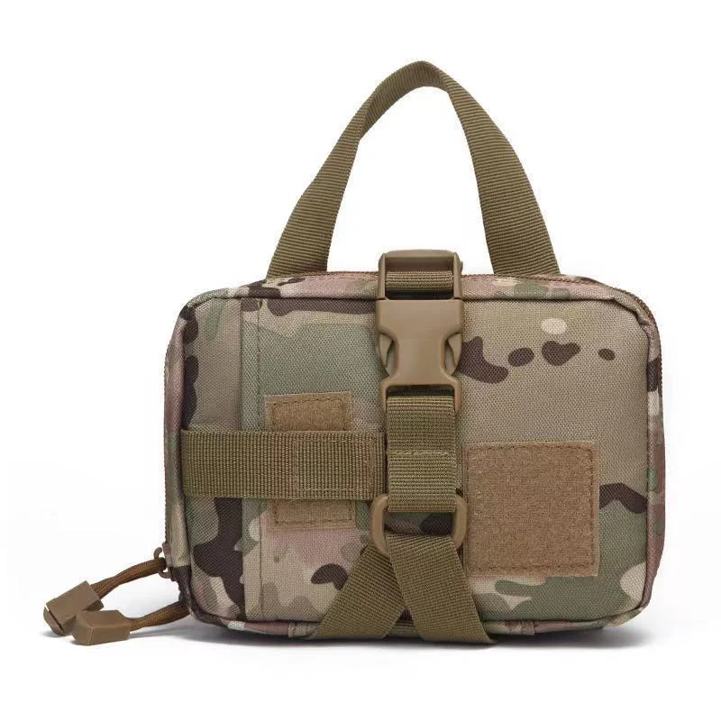 Outdoor Tactical Medical Kit Travel Roadside First-aid Storage Nylon Waist Bag — image 7
