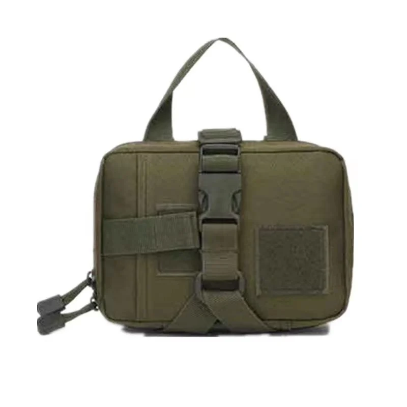 Outdoor Tactical Medical Kit Travel Roadside First-aid Storage Nylon Waist Bag — image 6