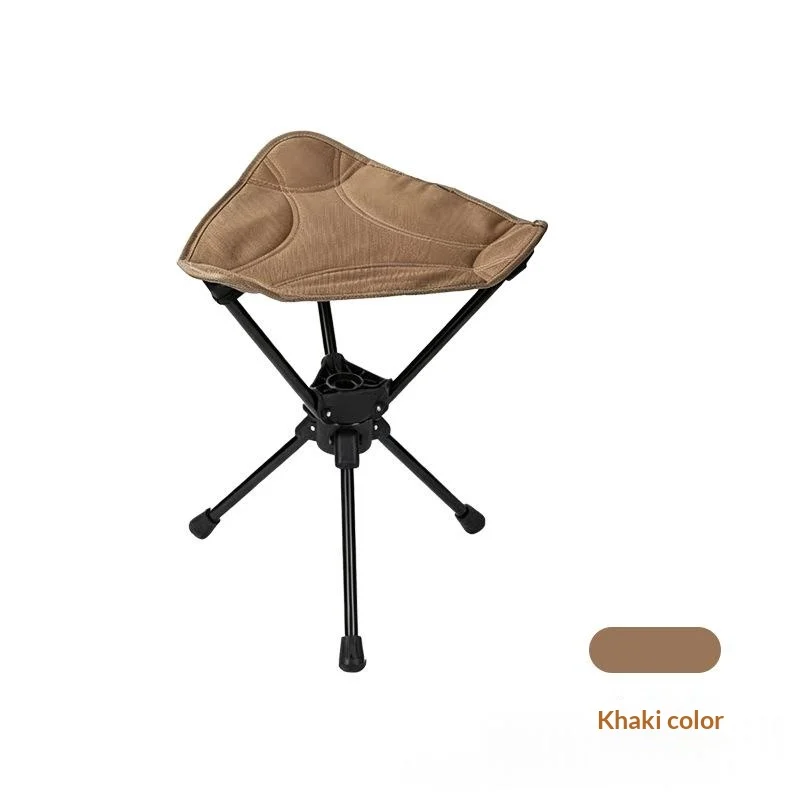 Outdoor Telescopic Folding Stool Portable Aluminum Alloy For Camping — image 5