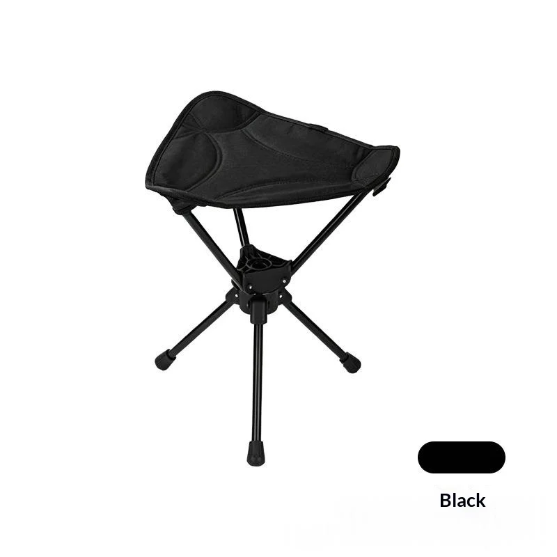 Outdoor Telescopic Folding Stool Portable Aluminum Alloy For Camping — image 3