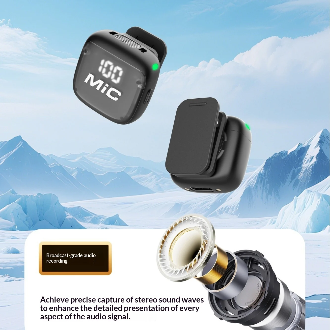 Outdoor Video Live-streaming Wireless Lavalier Microphone — image 7