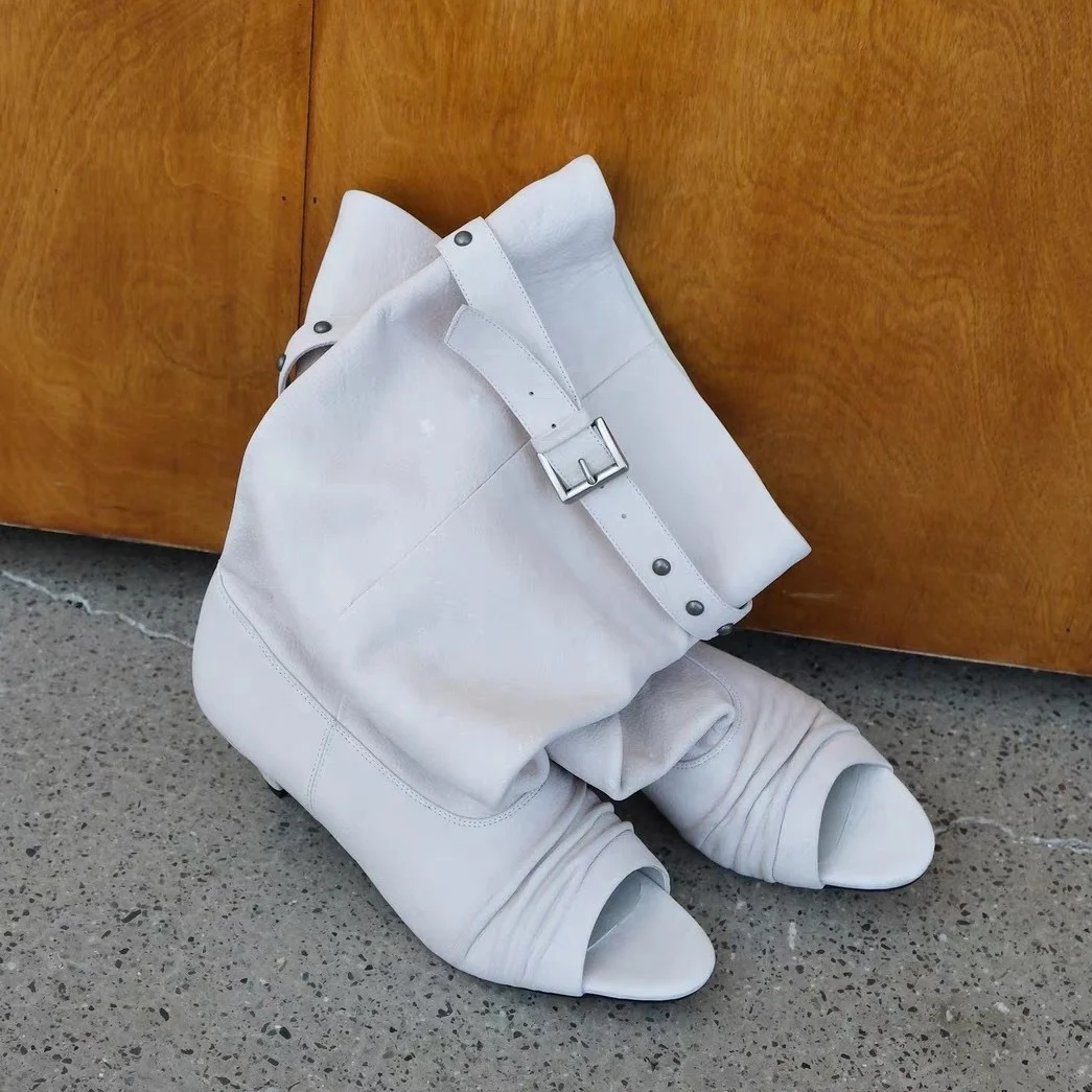 Over-the-knee Wide-leg Thigh-high Boots For Women With A Chunky Heel — image 6