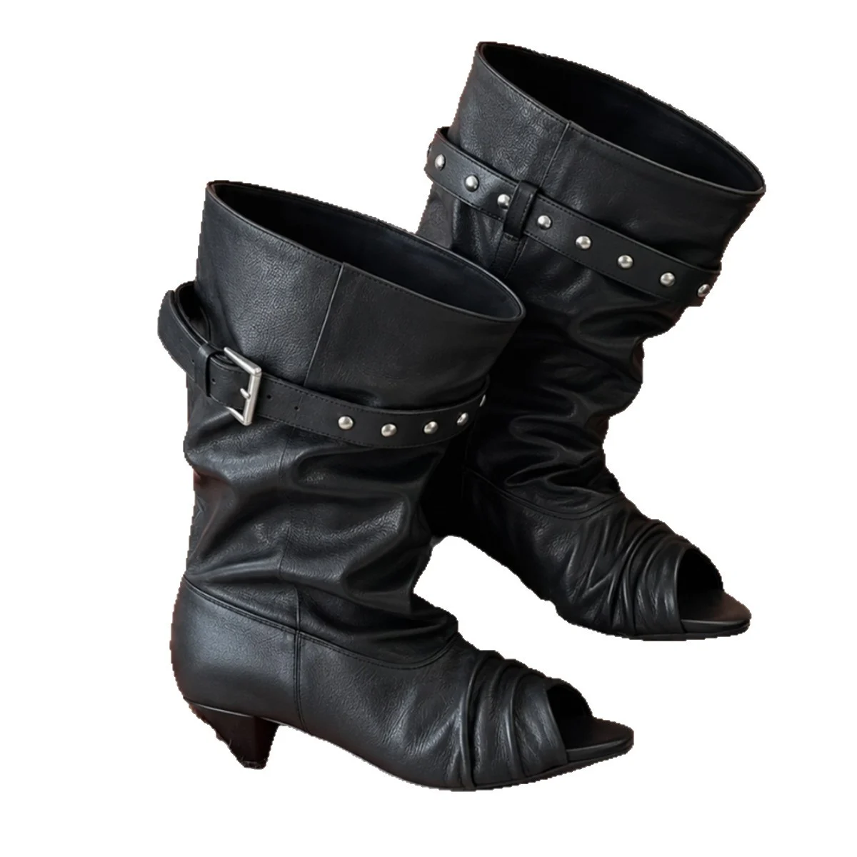 Over-the-knee Wide-leg Thigh-high Boots For Women With A Chunky Heel — image 3
