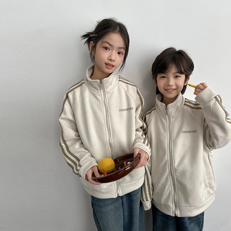 Parent-child Matching Outerwear American-style Spring And Fall Outdoor Outfits — image 7