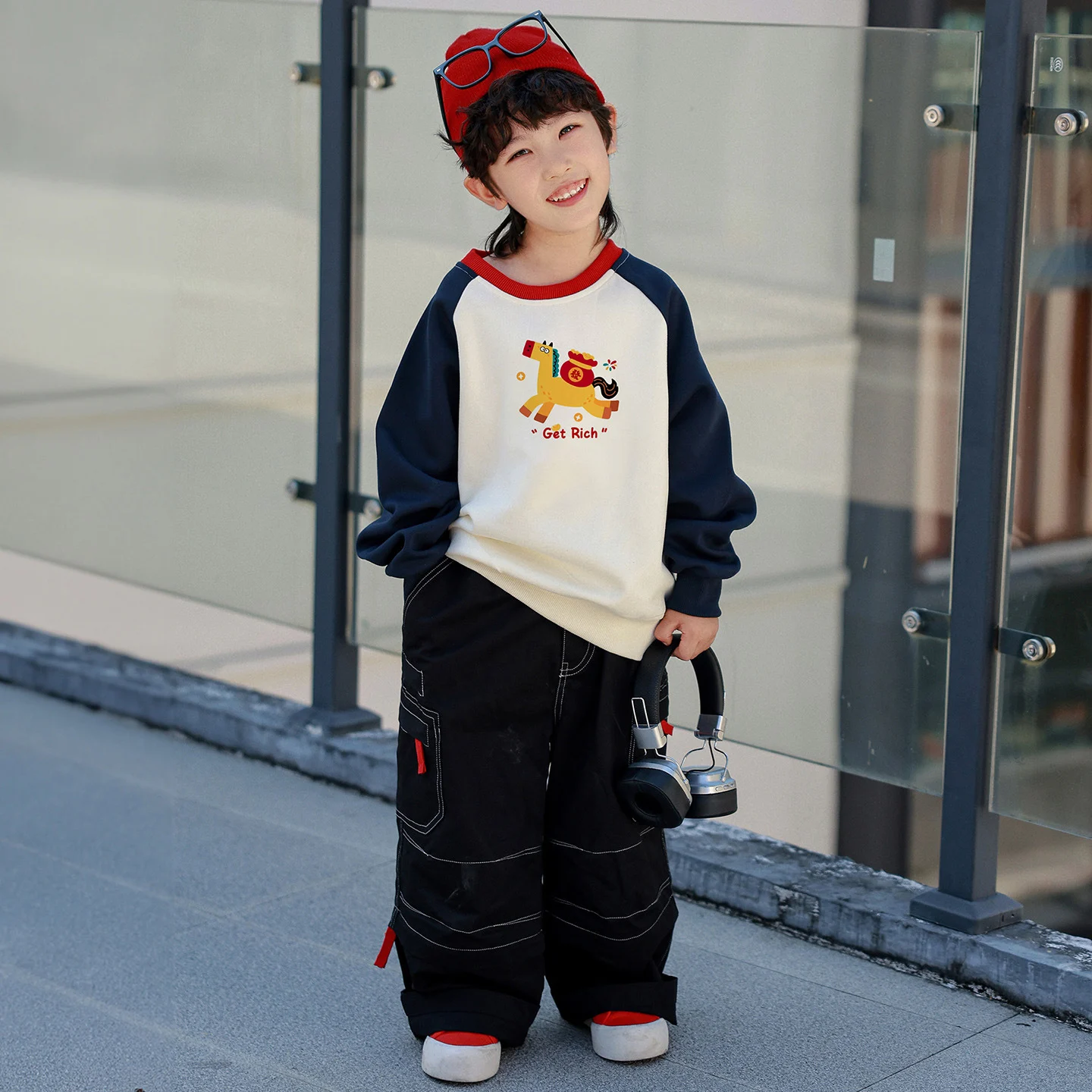 Parent-child Matching Sweatshirts Soft And Breathable Non-pillingnew Springautumn… — image 4