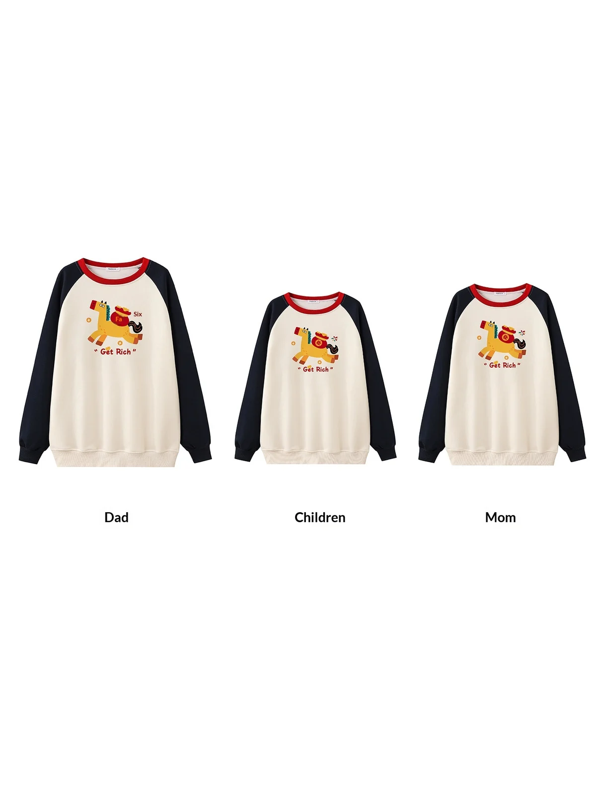 Parent-child Matching Sweatshirts Soft And Breathable Non-pillingnew Springautumn… — image 6