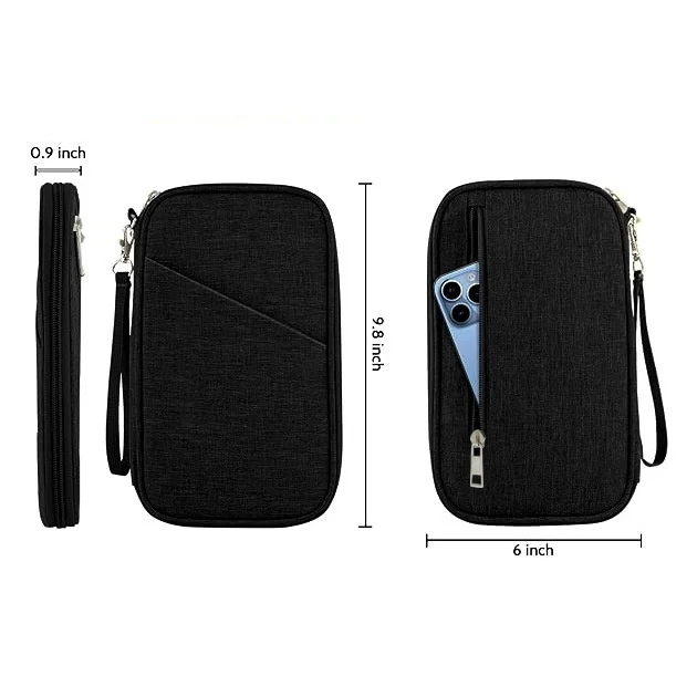 Passport Holder With Multiple Card Slots, Waterproof Travel And Document Package — image 5
