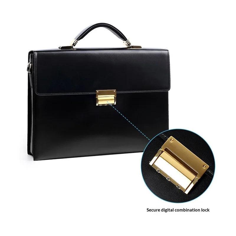 Password-locked High-capacity Portable Business Briefcase — image 6