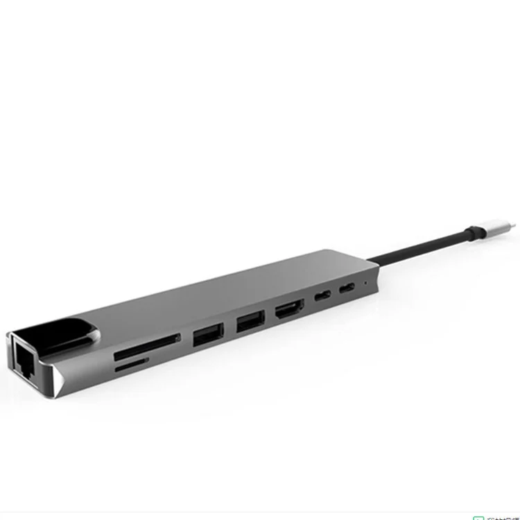 PD Eight-in-one Expansion Dock Usb Docking Station Type-c Hub Splitter — image 1