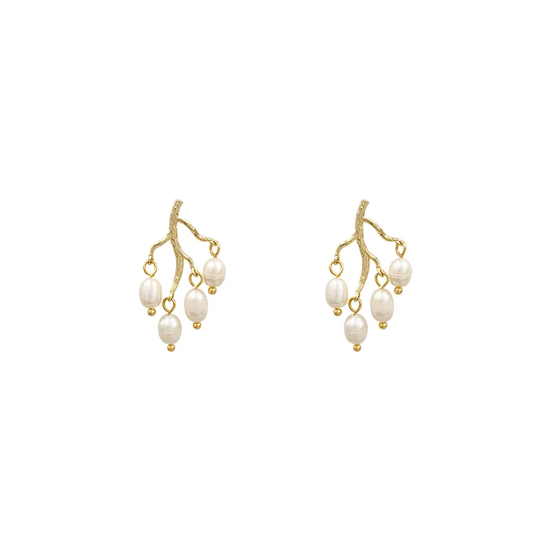 Pearl Branch Earrings Women — image 2