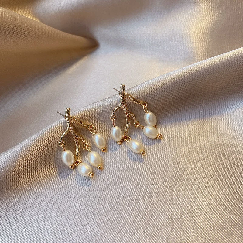 Pearl Branch Earrings Women — image 5
