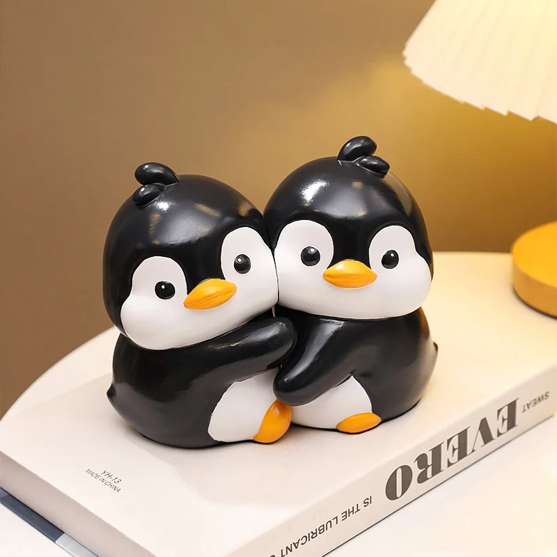 Penguin Desk Book Holder Hugging Bookend — image 7