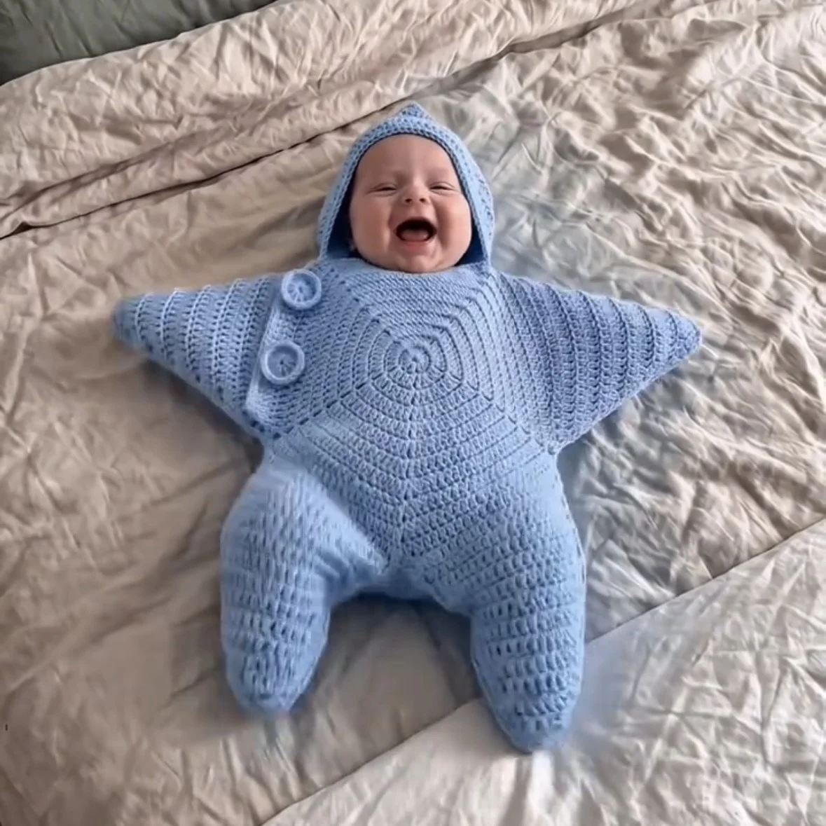 Personalized Knitted Starfish Onesie For Babies — image 7