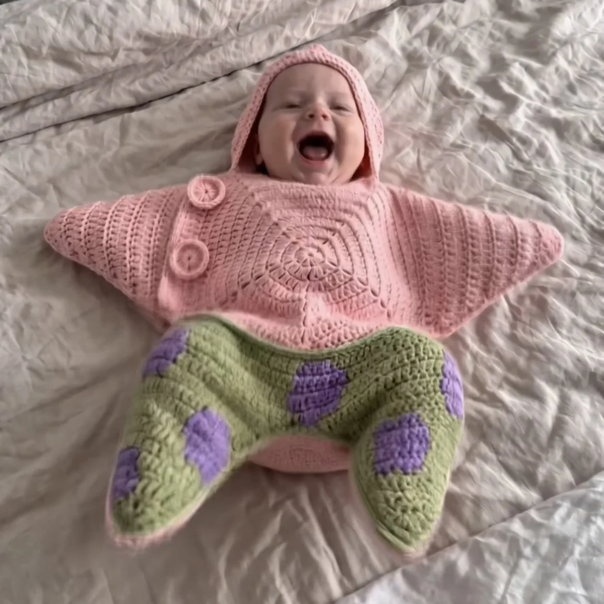 Personalized Knitted Starfish Onesie For Babies — image 9