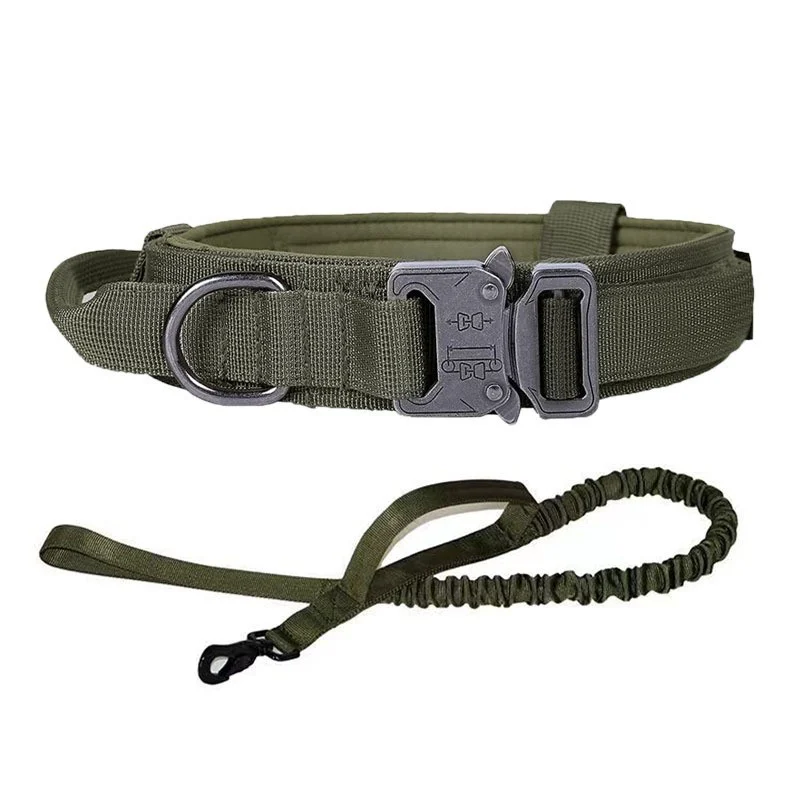 Pet Dog Collar Nylon Outdoor Military Training Adjustable — image 2
