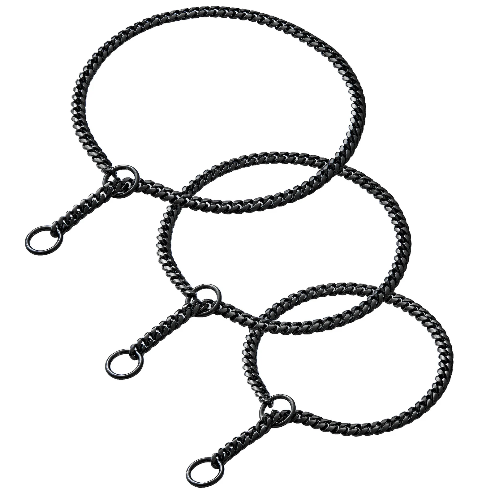 Pet Dog Leash Three-piece Set Stainless Steel Reinforced Collar — image 3