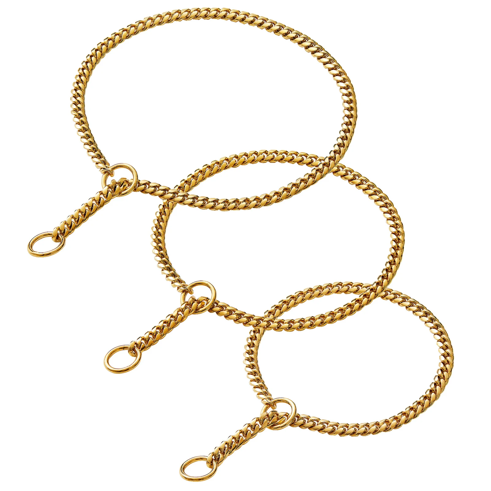 Pet Dog Leash Three-piece Set Stainless Steel Reinforced Collar — image 4