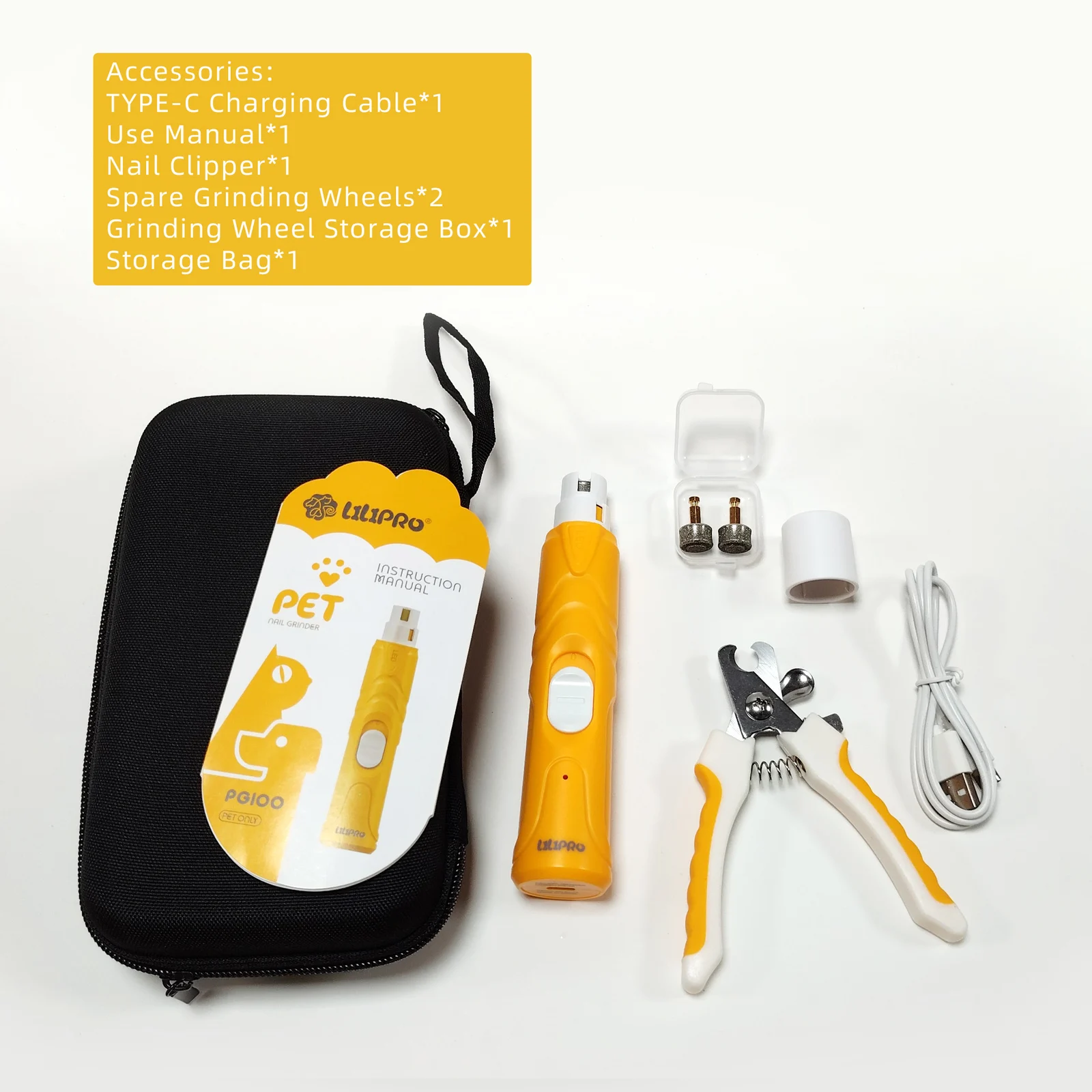 Pet Electric Nail Trimmer Set — image 6