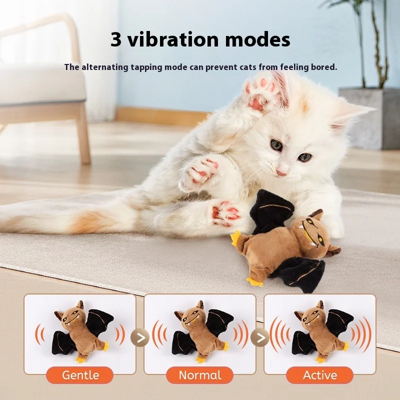 Pet Electric Sound Cat Plush Toy Rechargeable — image 3