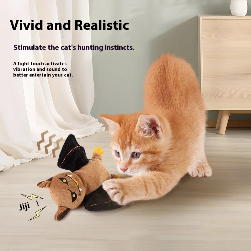 Pet Electric Sound Cat Plush Toy Rechargeable — image 6
