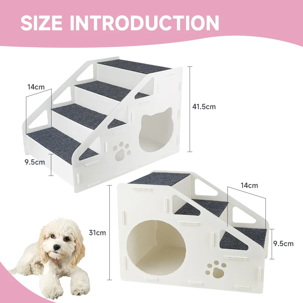 Pet-friendly Stackable Thickened Non-slip Stairs — image 1