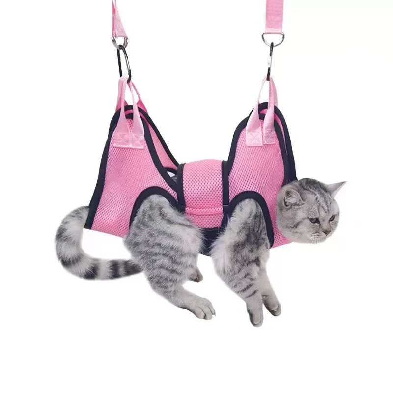 Pet Grooming Hammock For Cats And Dogs With A Hanging Nail-clipping Holder — image 2
