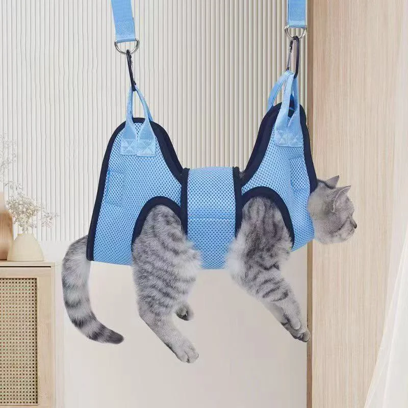 Pet Grooming Hammock For Cats And Dogs With A Hanging Nail-clipping Holder — image 3
