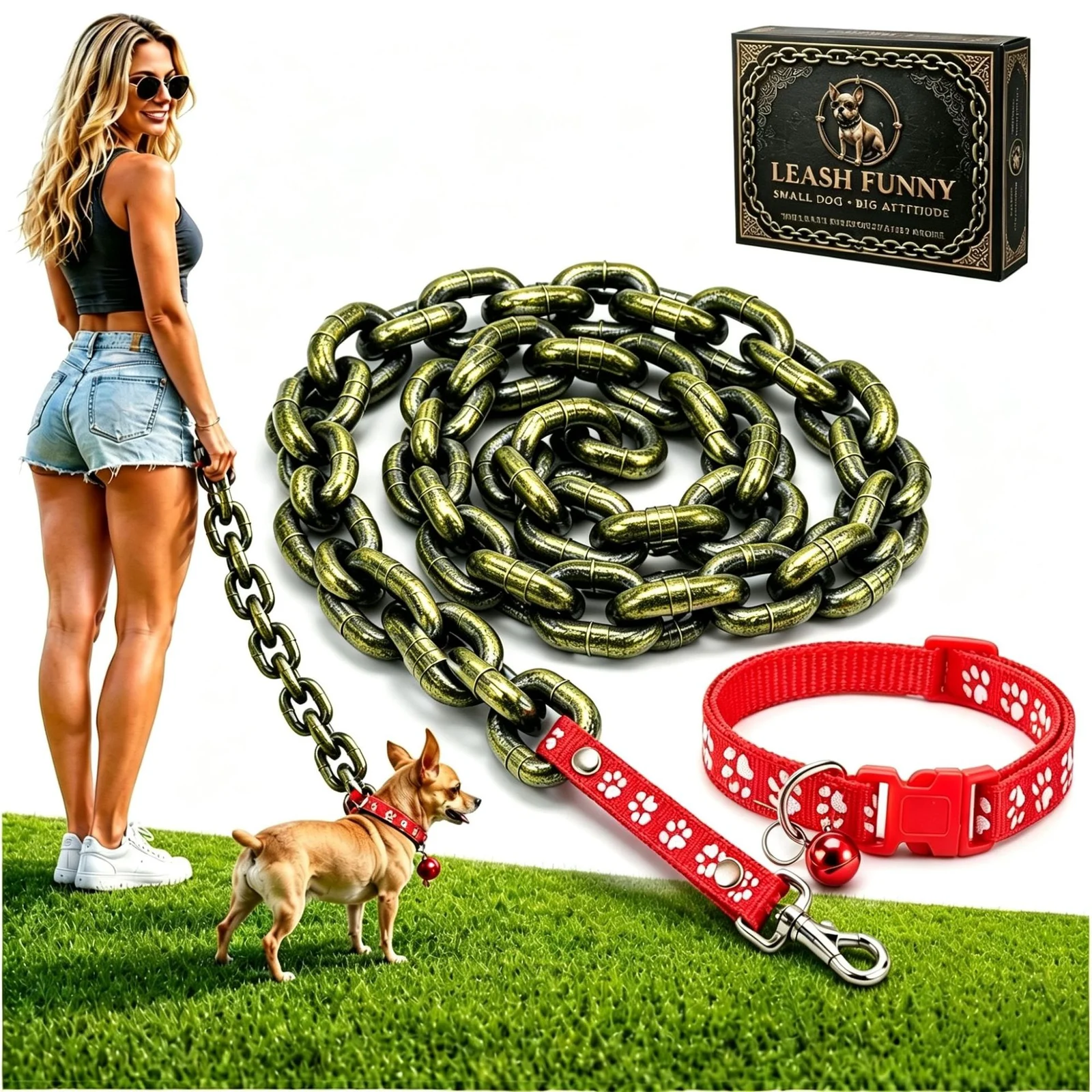 Pet Leash For Small Dogs Black — image 5