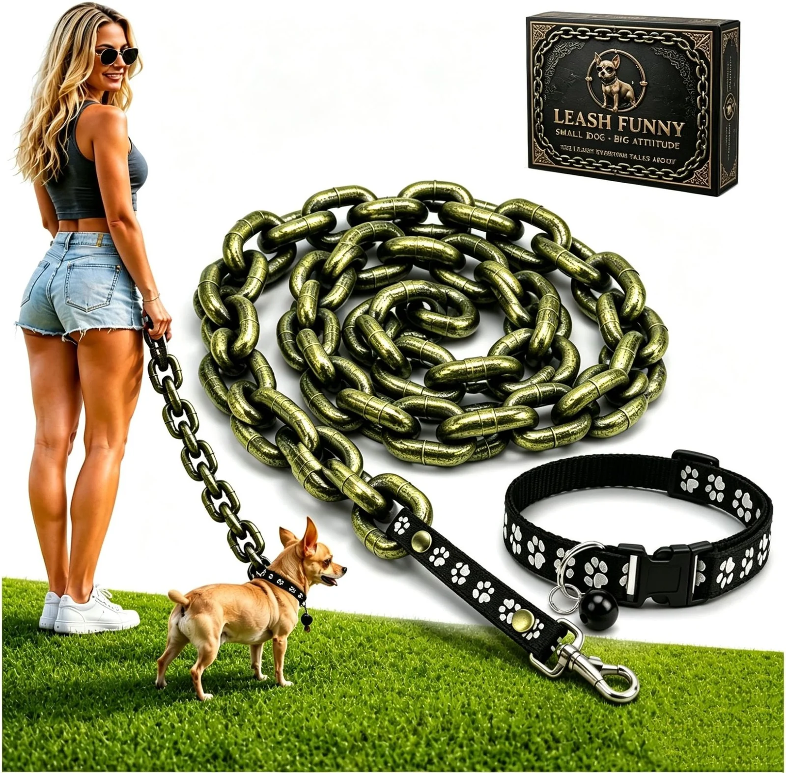 Pet Leash For Small Dogs Black — variant image