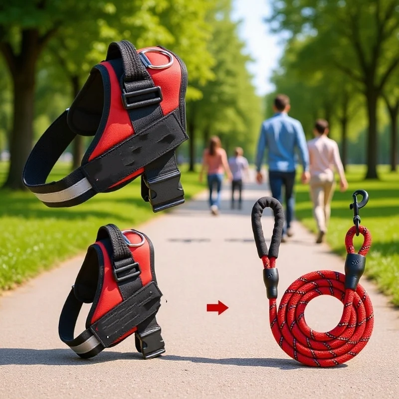 Pet Leash Vest-style Dog Harness — image 2