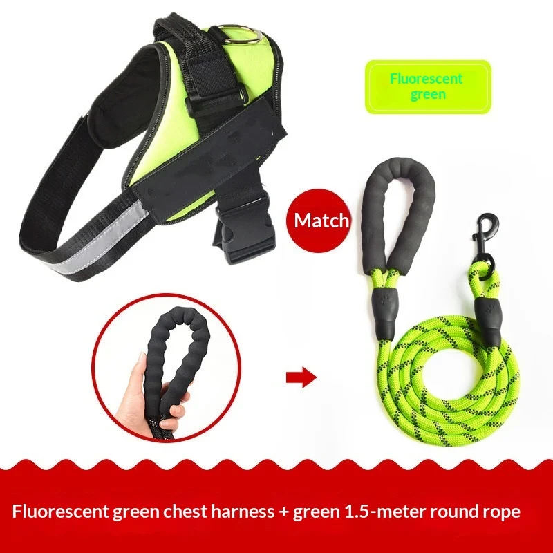 Pet Leash Vest-style Dog Harness — image 8